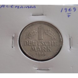 Alemanha - 1 Mark - 1969 F