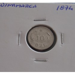 Dinamarca - 10 Ore - 1874 -...