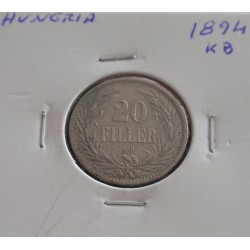 Hungria - 20 Filler - 1894 KB