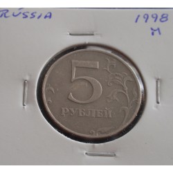 Rússia - 5 Roubles - 1998 M