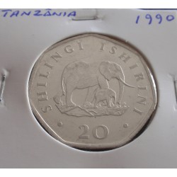 Tanzânia - 20 Shilingi - 1990
