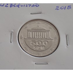Uzbequistão - 500 Som - 2018