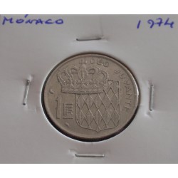 Mónaco - 1 Franc - 1974