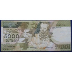 Portugal - 5000 Escudos -...