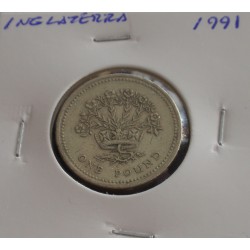 Inglaterra - 1 Pound - 1991