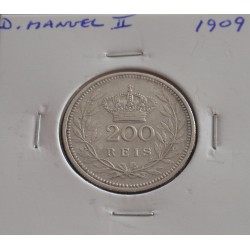 D. Manuel II - 200 Réis -...