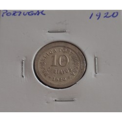 Portugal - 10 Centavos - 1920