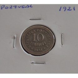 Portugal - 10 Centavos - 1921