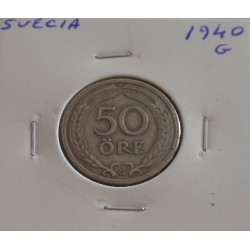Suécia - 50 Ore - 1940 G