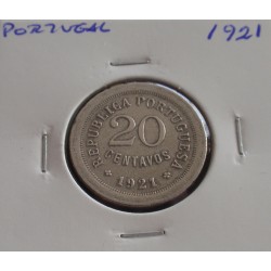 Portugal - 20 Centavos - 1921