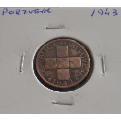 Portugal - 20 Centavos - 1943