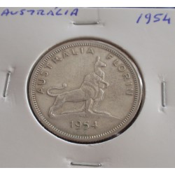 Austrália - 1 Florin - 1954...