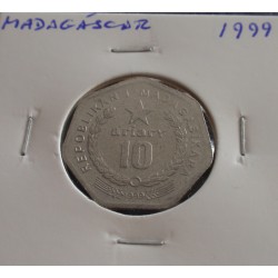 Madagáscar - 10 Ariary - 1999