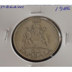 Malawi - 50 Tambala - 1986