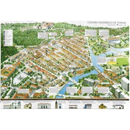 Tomar Mapa Mapa da Cidade de Tomar