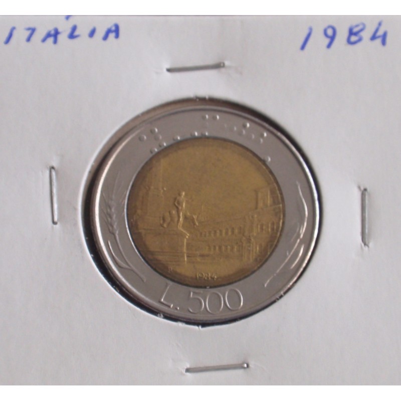 Itália - 500 Lire - 1984