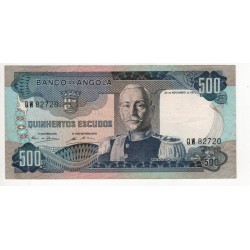 Angola - Nota - 500 Escudos - 24/11/1972 - Marechal Carmona