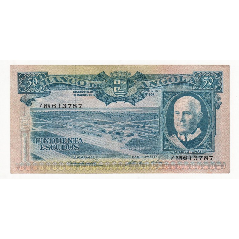Angola - 50 Escudos - 10/6/1962