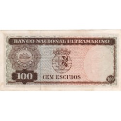 Timor - 100 Escudos - 24/10/1967 - Régulo Aleixo
