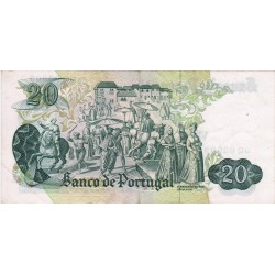 Portugal - 20 Escudos - 27/7/1971 - Garcia da Orta 