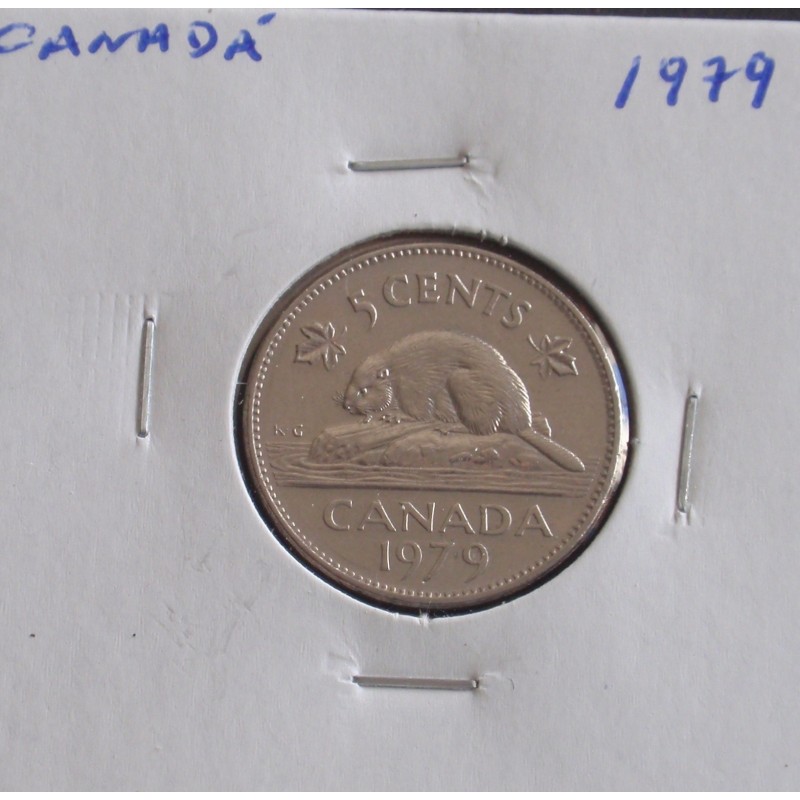 Canadá - 5 Cents - 1979