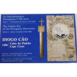Portugal - I Série dos Descobrimentos -Diogo Cão - BNC / Prata