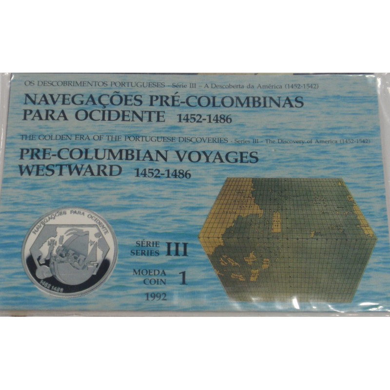 Portugal - III Série dos Descobrimentos-Ocidente-BNC / Prata