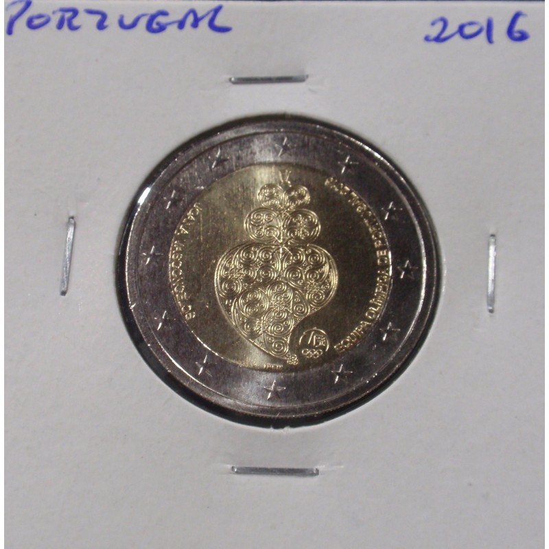 Portugal - 2 Euro - 2016 - Participação Port. J. Olimp.
