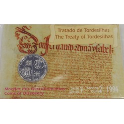 Portugal -V Série dos Descobr. - T. Tordesilhas - BNC/Prata