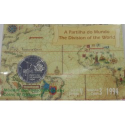 Portugal -V Série dos Descobr. - Partilha Mundo - BNC/Prata
