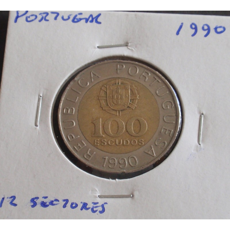 Portugal - 100 Escudos - 1990 ( 12 Sectores )