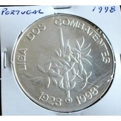 Portugal - 1000 Escudos -1998 - Liga Dos Combatentes - Prata