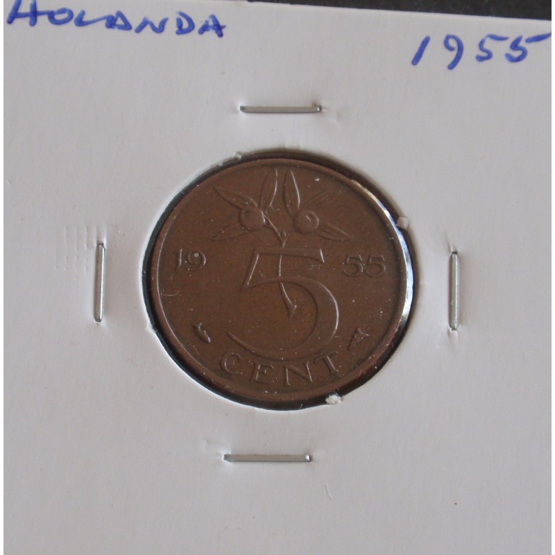Holanda - 5 Cents - 1955