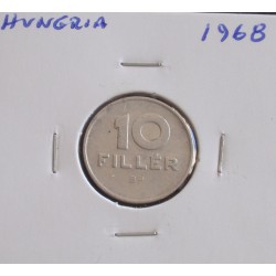 Hungria - 10 Fillér - 1968