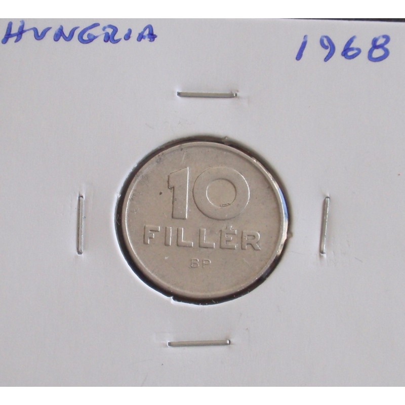Hungria - 10 Fillér - 1968