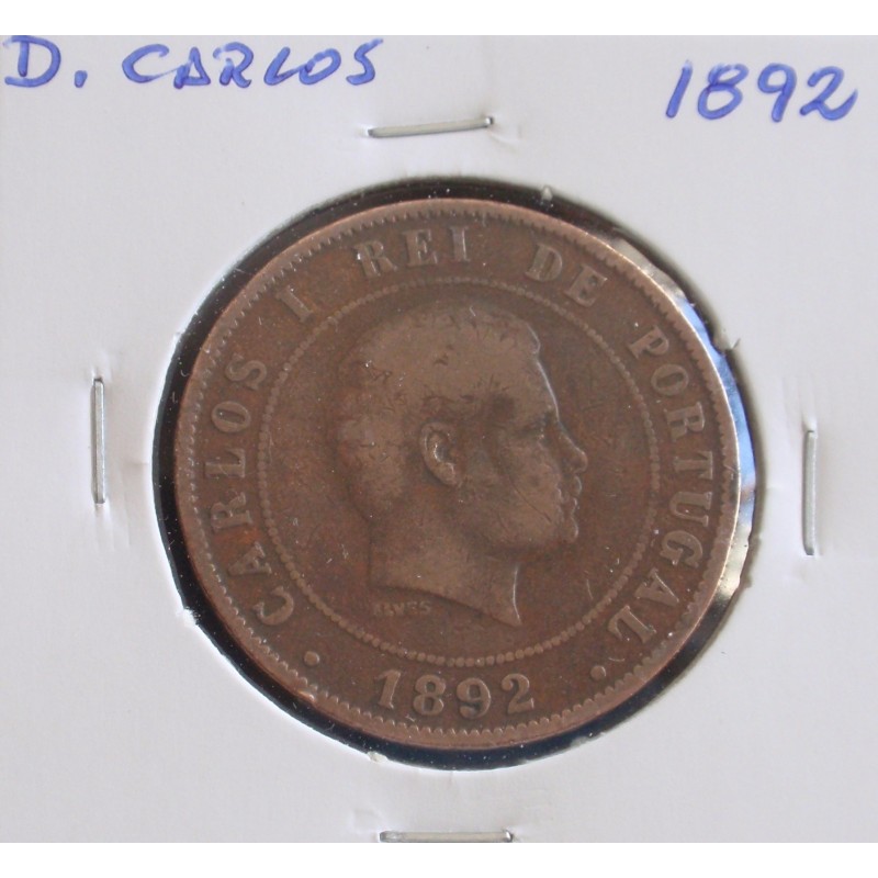 D. Carlos - 20 Réis - 1892