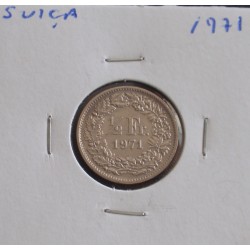 Suiça - 1/2 Franc - 1971