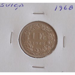 Suiça - 1 Franc - 1968