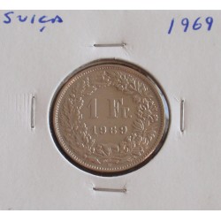 Suiça - 1 Franc - 1969