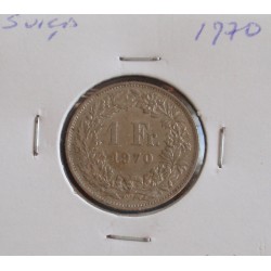 Suiça - 1 Franc - 1970