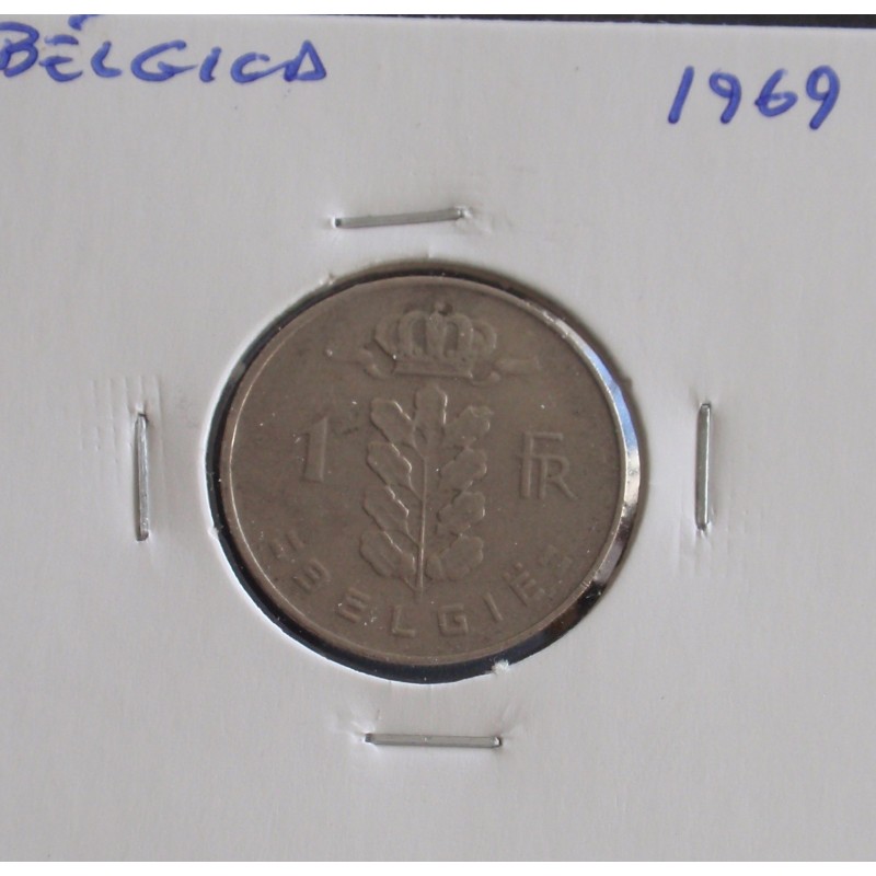 Bélgica ( Belgie ) - 1 Franc - 1969