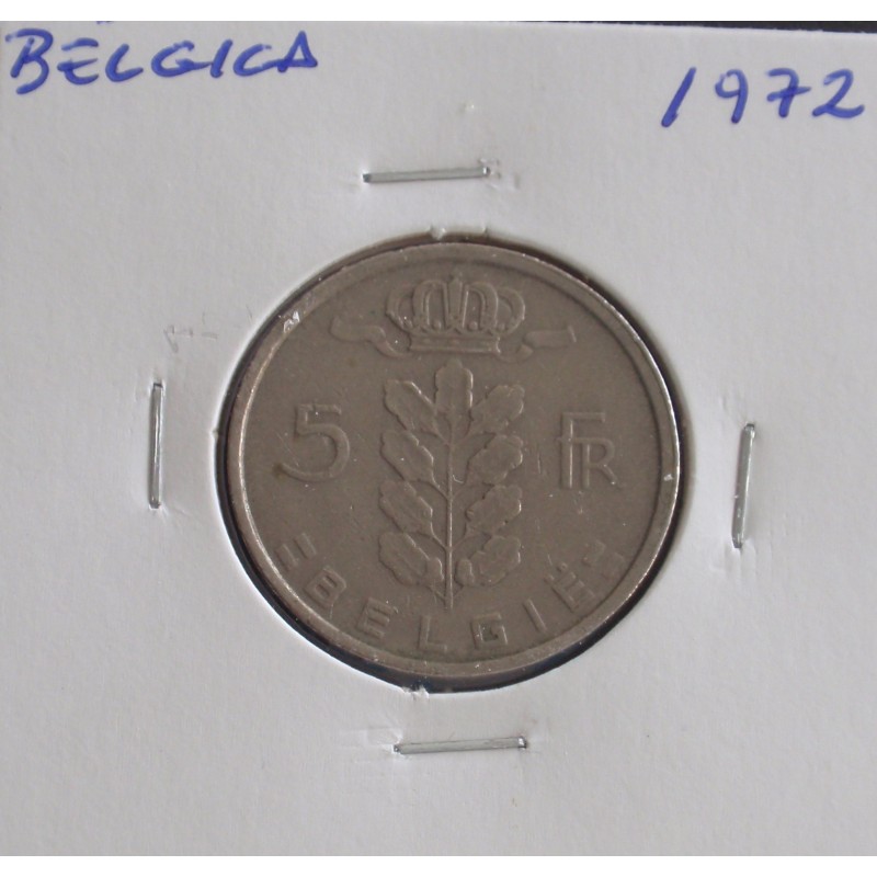 Bélgica ( Belgie ) - 5 Francs - 1972