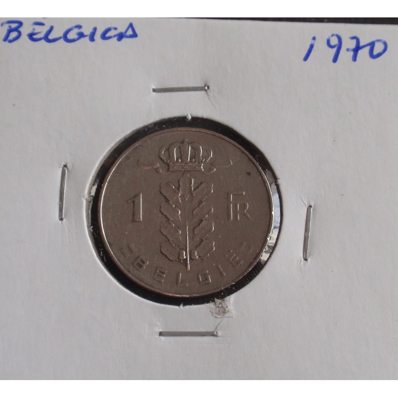 Bélgica ( Belgie ) - 1 Franc - 1970