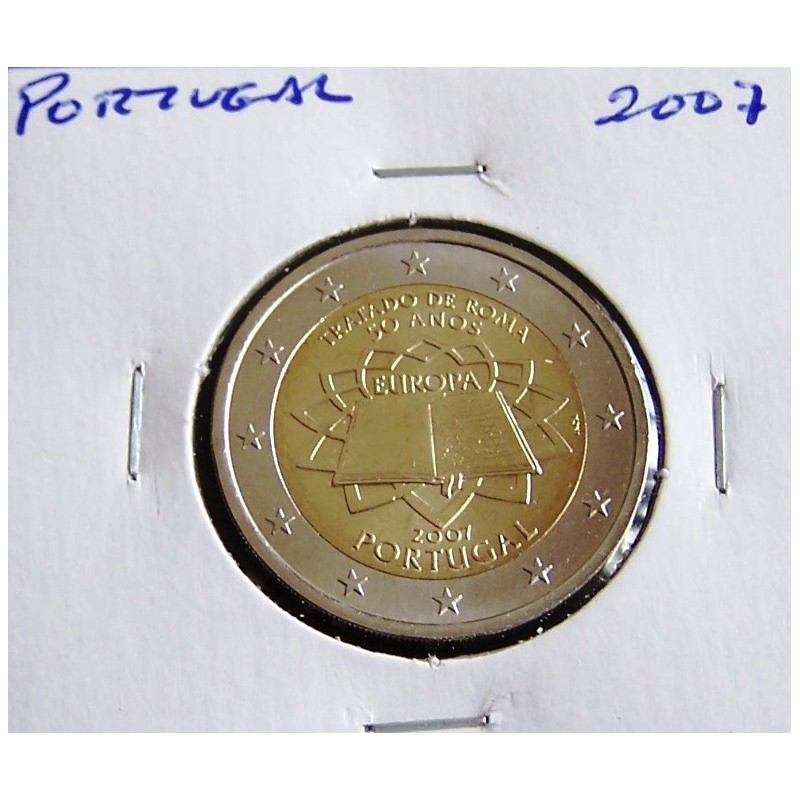 Portugal - 2 Euro - 2007 - 50 Anos Do Tratado De Roma