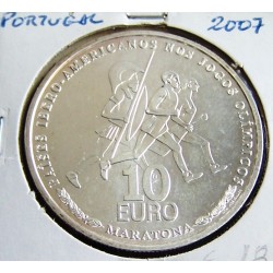 Portugal - 10 Euros - 2007 - Maratona - Prata