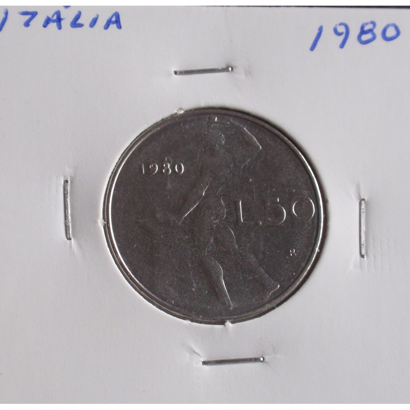 Itália - 50 Lire - 1980