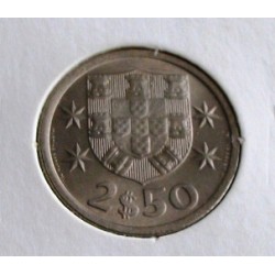 Portugal - 2,50 Escudos - 1965 - Bela/Sob