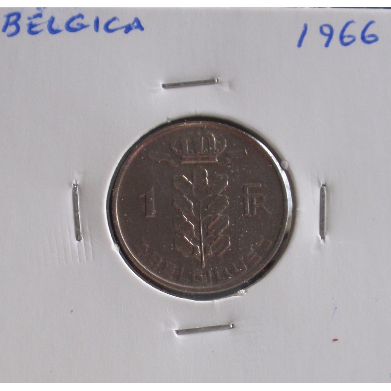 Bélgica ( Belgique ) - 1 Franc - 1966