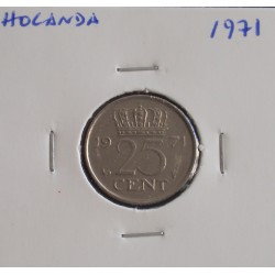 Holanda -25 Cents - 1971