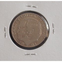 Suécia - 1 Krona - 1981
